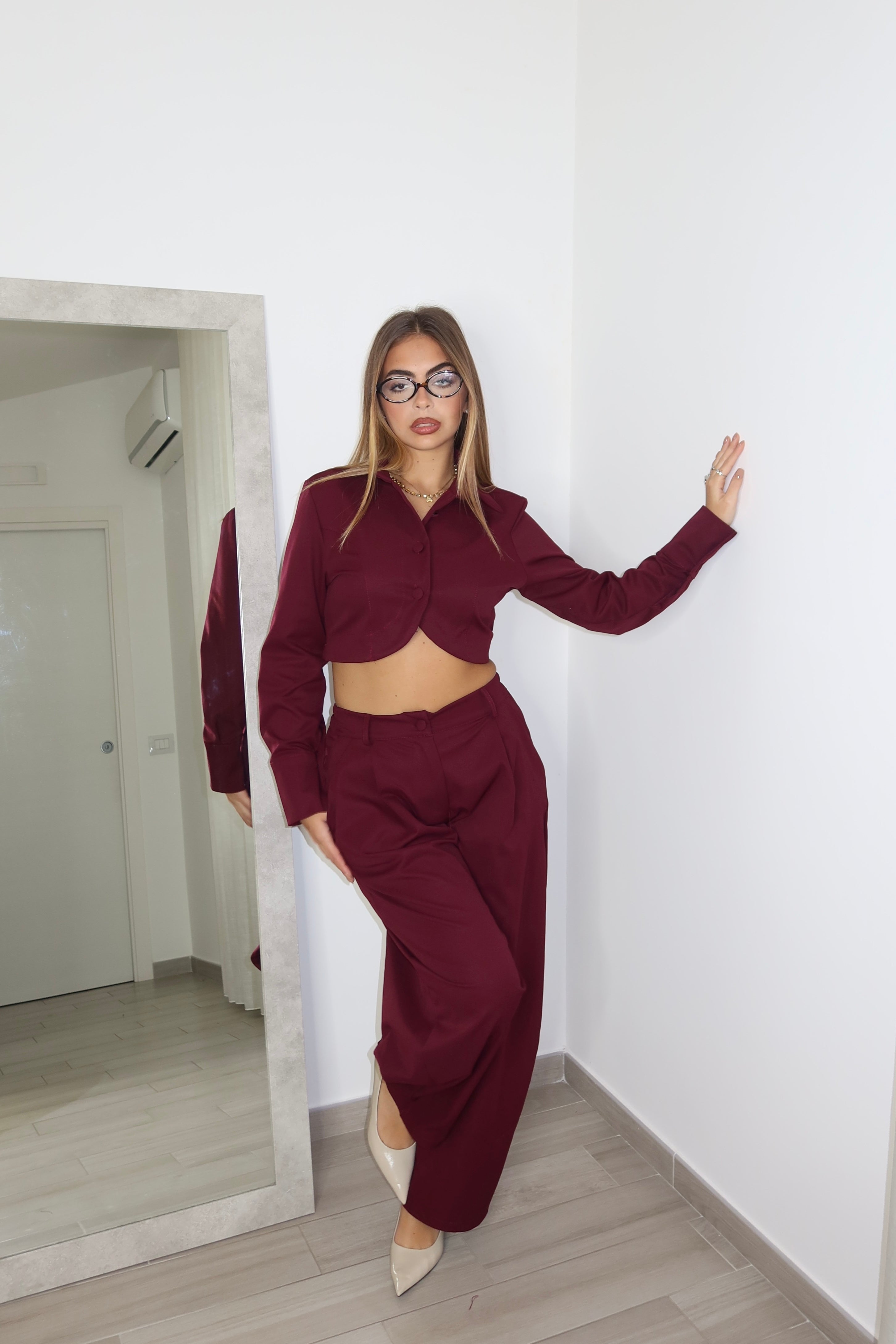 Coordinato Amour bordeaux