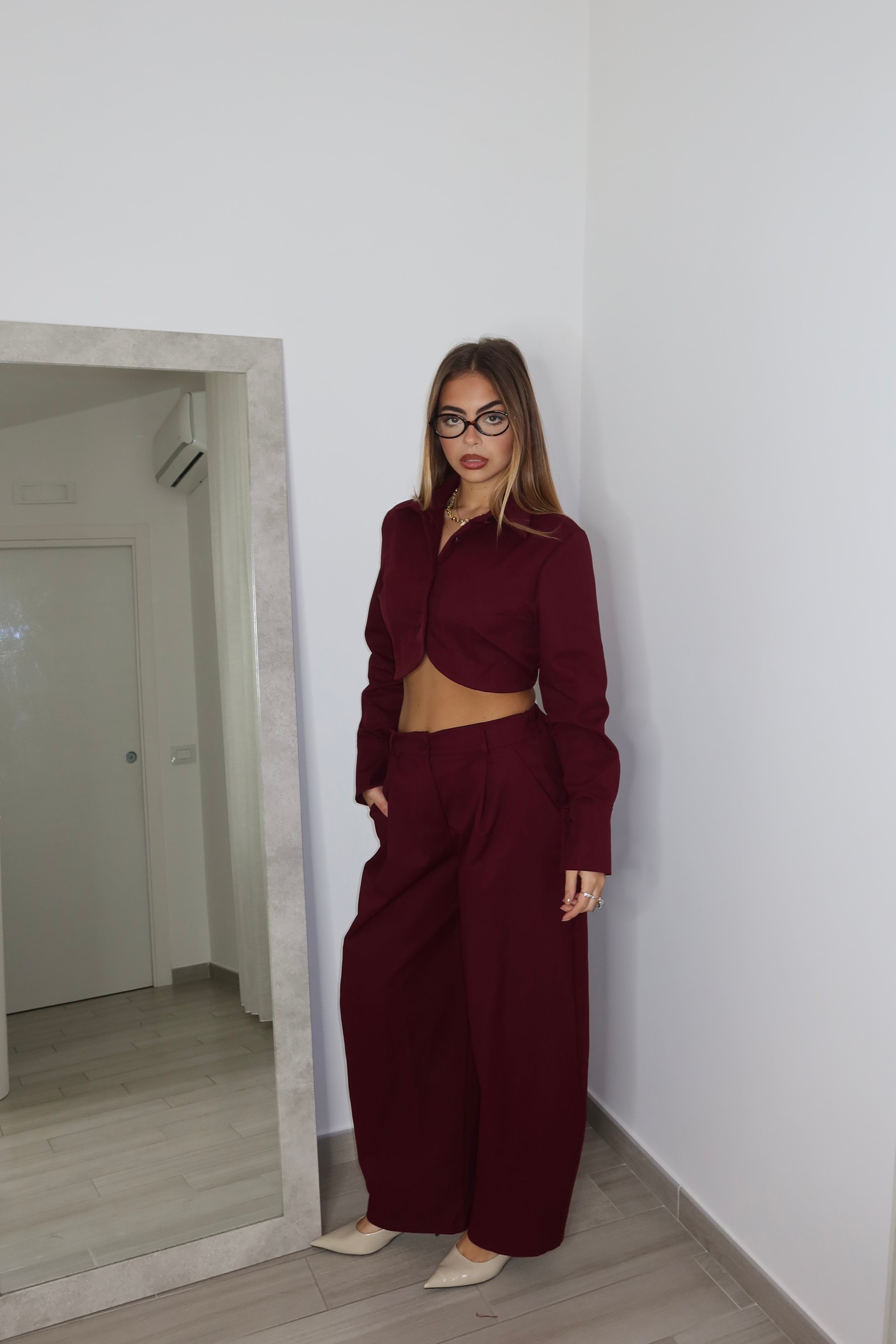 Coordinato Amour bordeaux